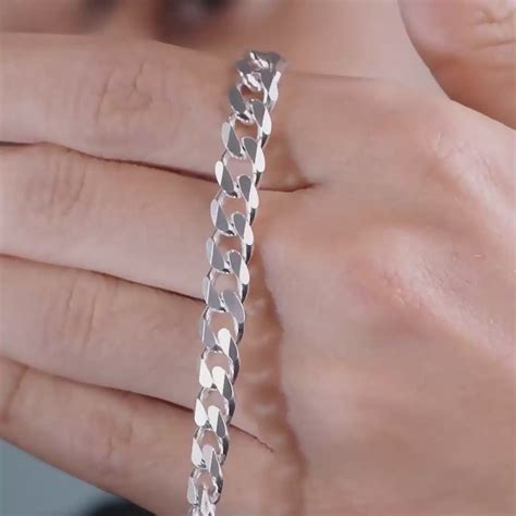 Classic Silver Elegance Men's 925 Sterling Silver Plated Bracelet – Zavya