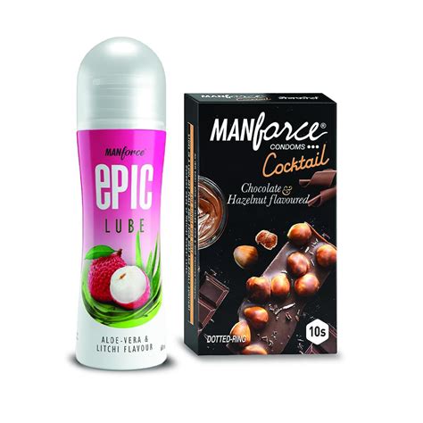 Buy Manforce Cocktail Chocolate & Hazelnut Flavoured Condoms for Men ...