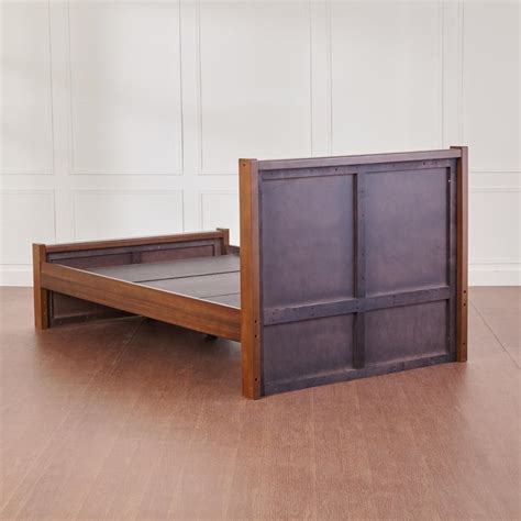 Buy Denis Solid Wood Teen Bed - Brown from Home Centre at just INR 64998.0