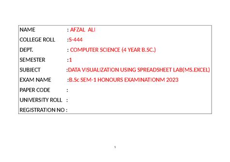 Data Visualization Using Spreadsheet Lab - B.Sc. Sem-1 Assignments ...