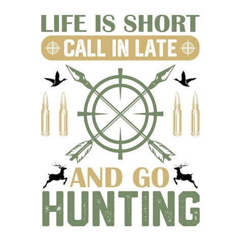 Free vector hunting tshirt design | Premium Vector