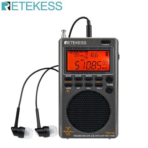 Retekess TR110 радиоприёмник радио все волны SSB на коротких волнах ...