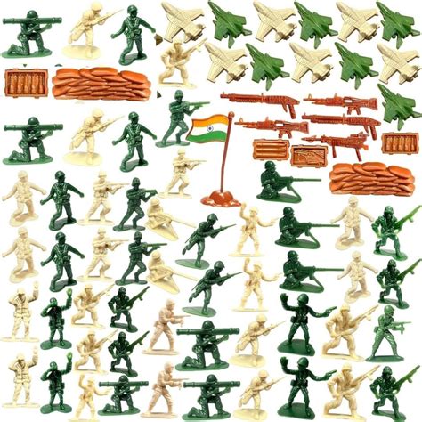 Buy Mallexo Soldier Army Toys Figure for Children| 65PCs Soldiers Set ...