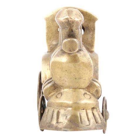 Brass Steam Locomotive Toy