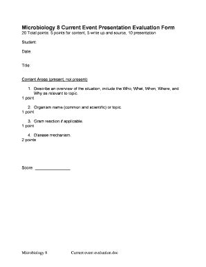 18 Printable presentation evaluation examples Forms and Templates ...