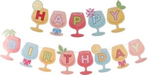 FUNCART Alowha theme Happy birthday letter Banner Price in India - Buy ...