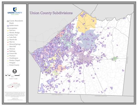 Standard Maps | Union County, NC