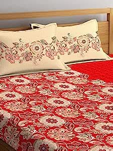 Portico New York Vienna 144 TC Queen Bedcover with 2 Pillow Covers ...