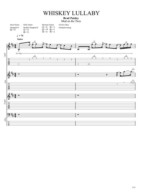 Guitar Chords To Whiskey Lullaby