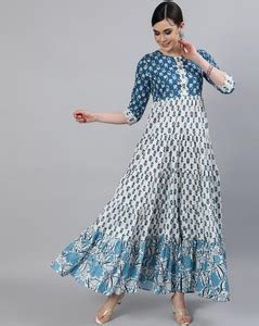 LAVANDIS Women Floral Print Anarkali Kurta - Buy LAVANDIS Women Floral ...