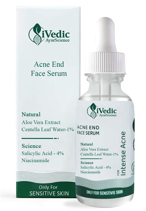 iVedic AyurScience Severe Anti Acne Serum (4% Encapsulated Salicyclic ...