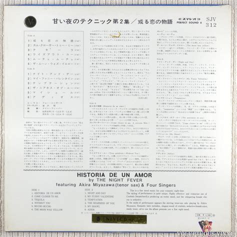 The Night Fevers, Four Singers, Akira Miyazawa – For Sweetest Love Time ...