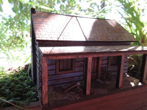 O Scale Davy Crockett Birthplace Cabin 1786 Frontiersman | Etsy