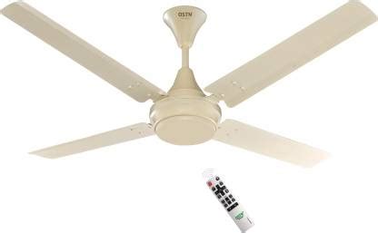 OSTN ELEMENTS 4 5 Star 1200 mm BLDC Motor with Remote 4 Blade Ceiling ...