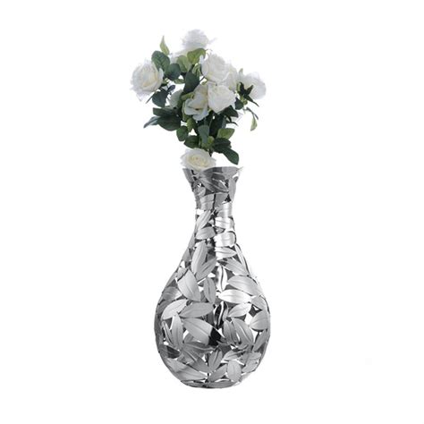 花器 不锈钢 镂空叶片花瓶（不含花艺） W305*D305*H570mm | Home decor, Decor, Vase