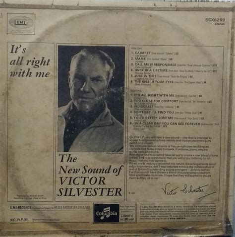 "IT'S ALL RIGHT WITH ME THE NEW SOUND OF VICTOR SILVESTER" English vin ...