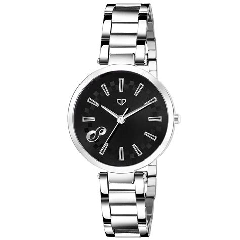 Buy Walrus Alice VII Series Black Dial Stainless Steellic Women ...