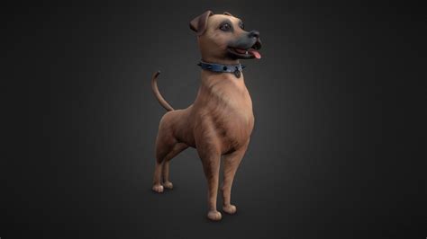 Stylized Dog - 3D model by Vanessa Celine (@PsychoPlacid) [8e0edff ...