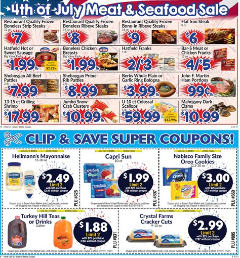 Boyer's Food Markets Ad Circular - 06/27 - 07/03/2021 | Rabato