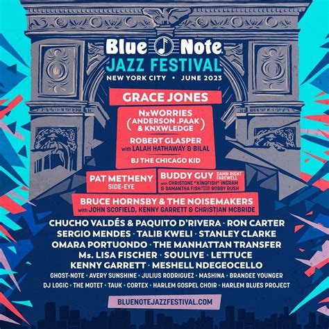 Blue Note Jazz Festival Confirms 2023 NYC Lineup: Grace Jones, Robert ...