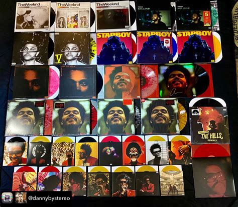 My 98% Complete Weeknd Vinyl Collection : TheWeeknd