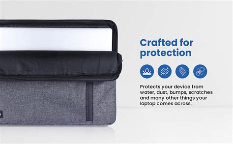 Alifiya Polyester Laptop Sleeve Cover Bag 14 inch for Dell/Lenovo/Asus ...
