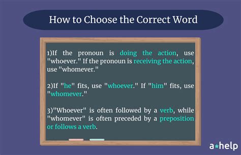 Whoever vs Whomever: Rules and Examples for Correct Use
