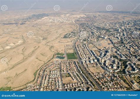 Bird View To Beer-Sheva City - Capital of the Negev Stock Image - Image ...