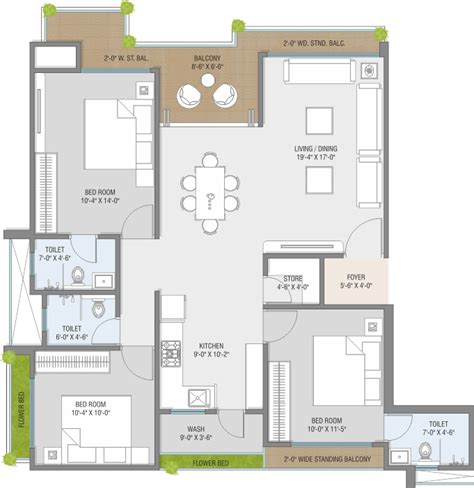 Courtyard Primero - Gotri - Premium 3BHK Flats & Shops