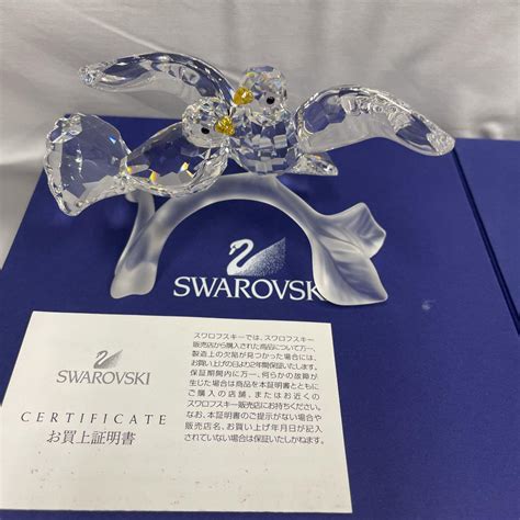 SWAROVSKI 公式 スワロフスキー 置物 キジバト