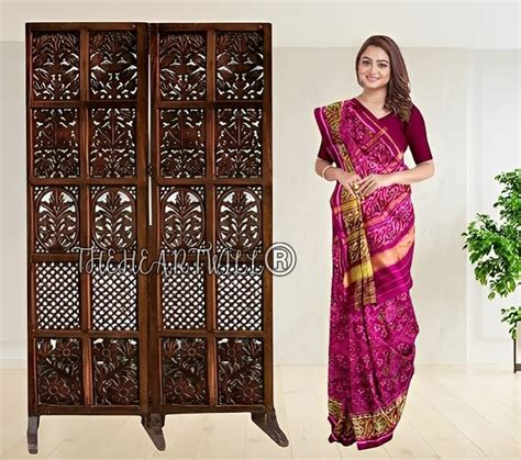 Buy THEHEARTWILL® Wooden partition for Pooja Room/separators for Living ...