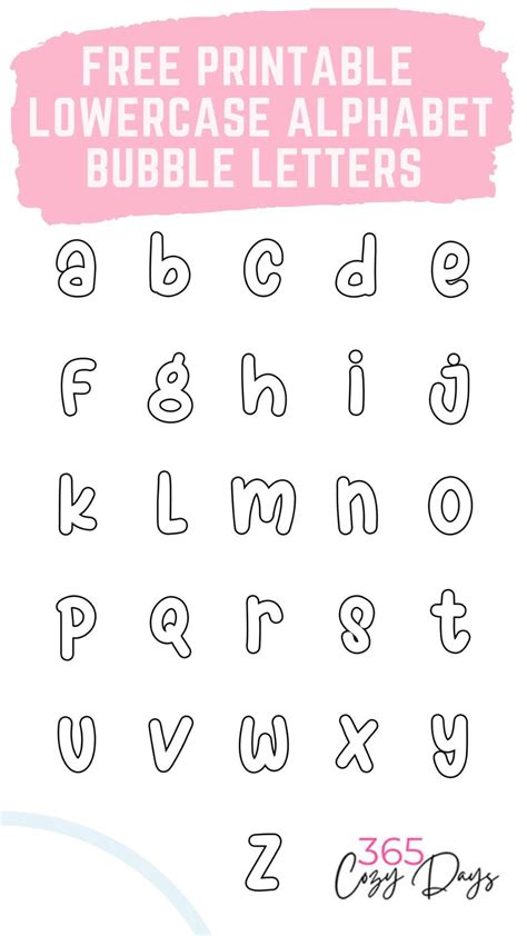 Free printable bubble letters – jelly alphabet in bubble letters – Artofit
