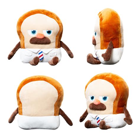 TOYTRON Bread Barbershop Bread Plush, Soft Food Stuffed Animals 10 ...