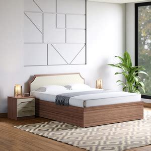 Godrej Interio Morf N Chant Engineered Wood Queen Box Bed, 204.6 cm x ...