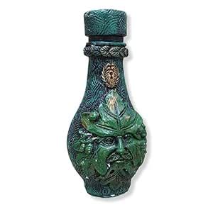 Anantadrishti Spiritual Centre green potion bottle for altars/rituals ...