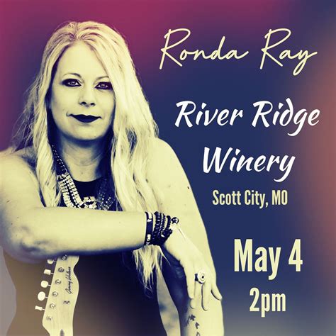Ronda Ray at River Ridge Winery, River Ridge Winery, Commerce, 4 May ...