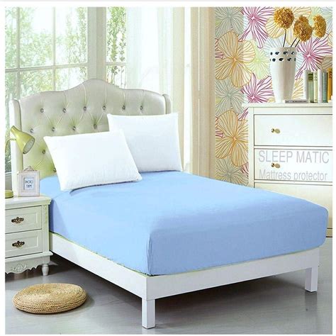 Buy Sleep Matic Waterproof 78"x 72" Cotton Fitted King Size Mattress ...