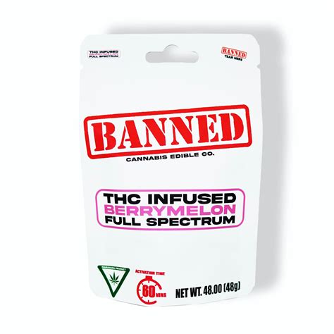 Banned Banned | 200mg Gummies | Berry Melon - Puff Cannabis Dispensary ...