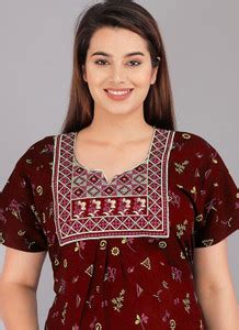 AMAZZENIGHTY Women Nighty with Robe - Buy AMAZZENIGHTY Women Nighty ...