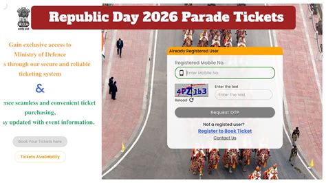 Republic Day 2026 - How to Book Online Ticket at aamantran.mod.gov.in ...