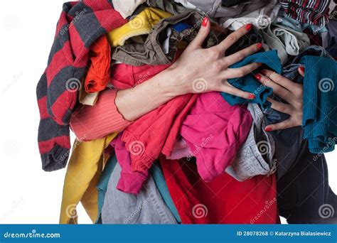 Pile of clothes stock photo. Image of dirty, laundry - 28078268