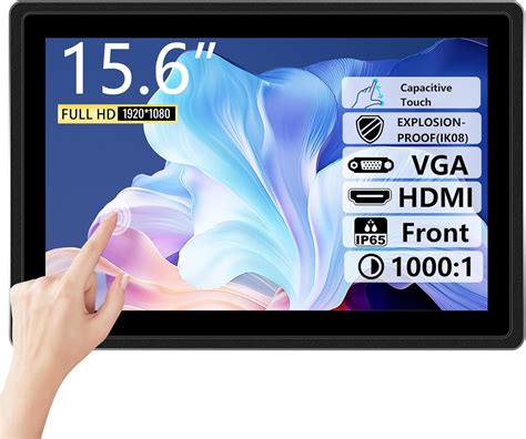 15.6-Inch Touchscreen Monitor,Front IP65 Panel India | Ubuy