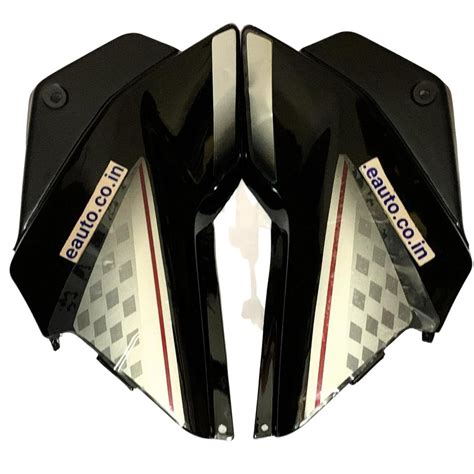Side Panel for Hero Glamour | Type 2 | Type7 Sticker | Black & Silver