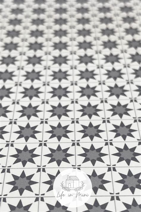 Grey Star Tile Printable 1:12 – Life in Mini