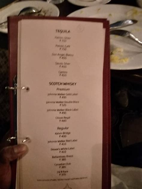 Menu at The Crown Restaurant, Chennai, The Residency Towers