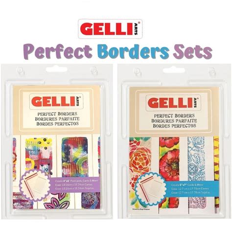 Gelli Arts Perfect Border - Combo Packs | Art Lounge