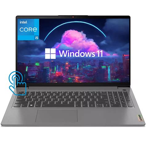 Lenovo 15.6" IdeaPad 3, FHD Touchscreen Laptop, Intel Core i5-1235U 10 ...