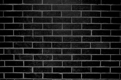 Black Brick Wall Texture - Rectangle black brick wall texture with ...