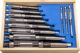 11pcs/Set Adjustable Hand Reamers A-K, H4-H14, 15/32" to 1-1/2", HSS 6 ...