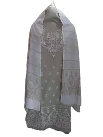 Buy 100% Pure cotton kashmiri kani weave salwar suit with contrast ...